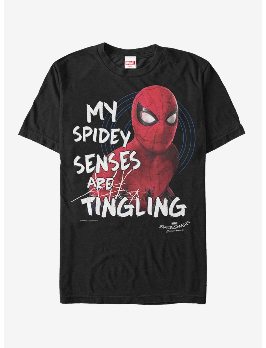 Marvel Spider-Man: Far From Home Spidey Senses T-Shirt, BLACK, hi-res