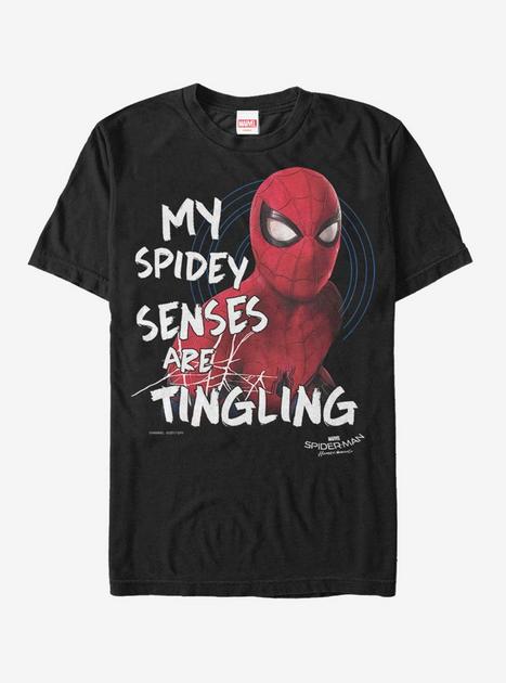 Marvel Spider-Man: Far From Home Spidey Senses T-Shirt - BLACK | Hot Topic
