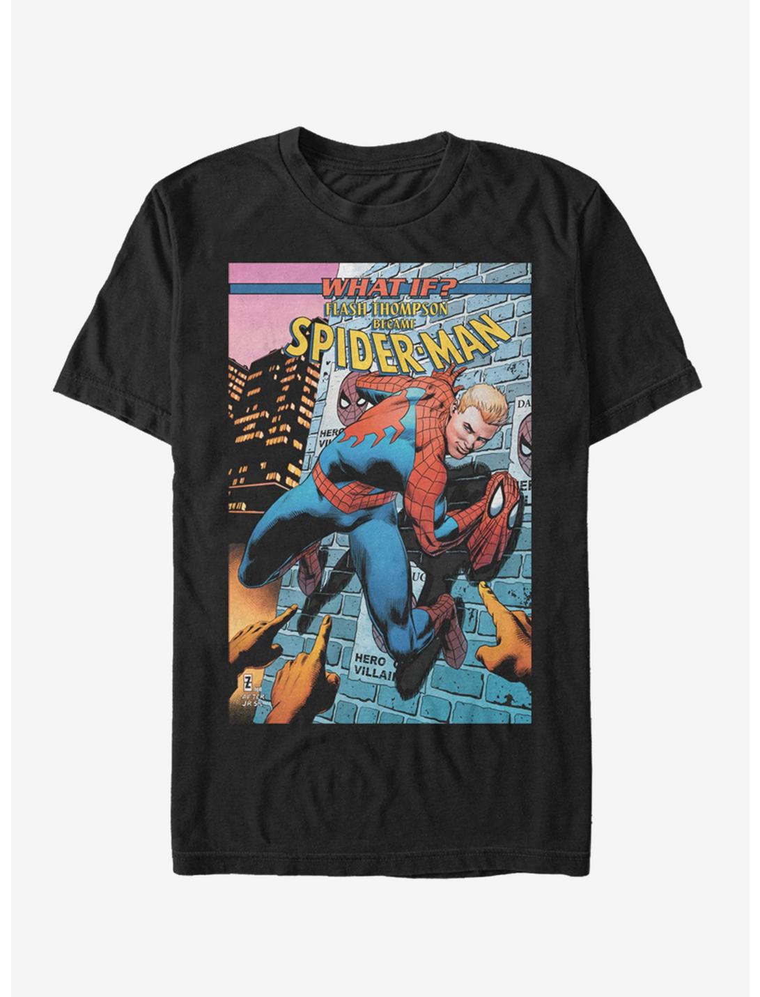 Marvel Spider-Man Flash Thompson Spider-Man Oct.18 T-Shirt, BLACK, hi-res