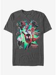 Marvel Spider-Man Group Spider-Verse T-Shirt, CHAR HTR, hi-res