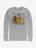 Disney The Lion King Hakuna Group Long-Sleeve T-Shirt, ATH HTR, hi-res
