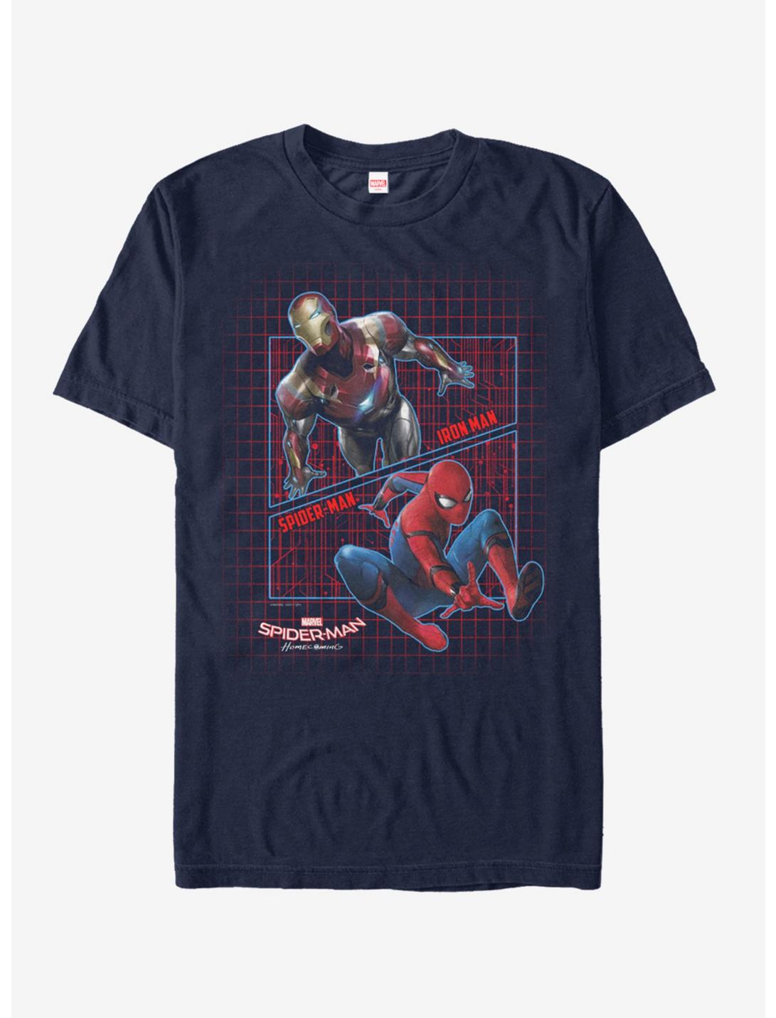 Marvel Spider-Man: Far From Home Iron Spidey T-Shirt, NAVY, hi-res