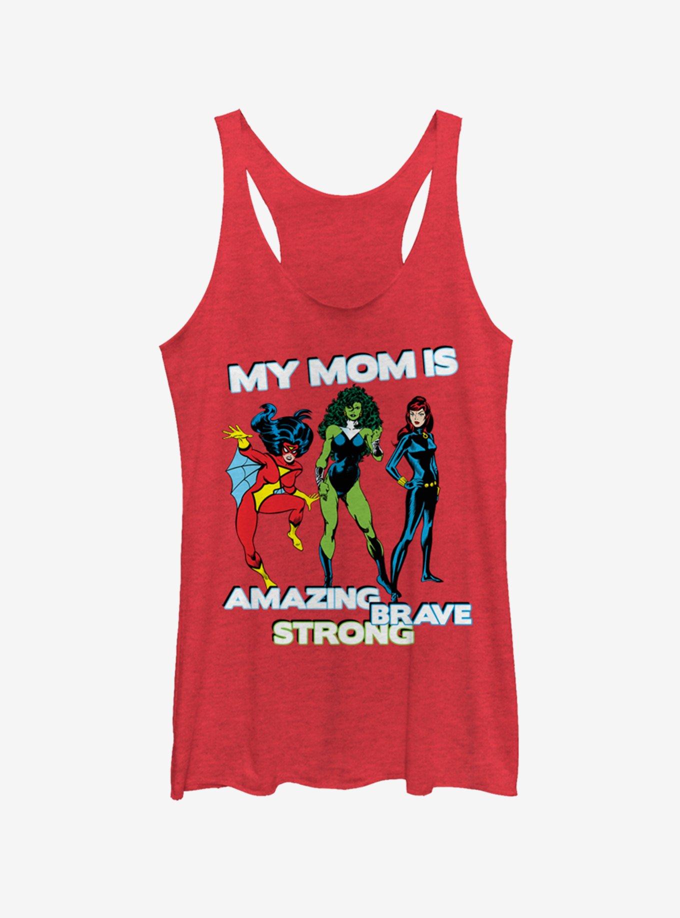 Marvel Marvel Women Girls Tank, RED HTR, hi-res