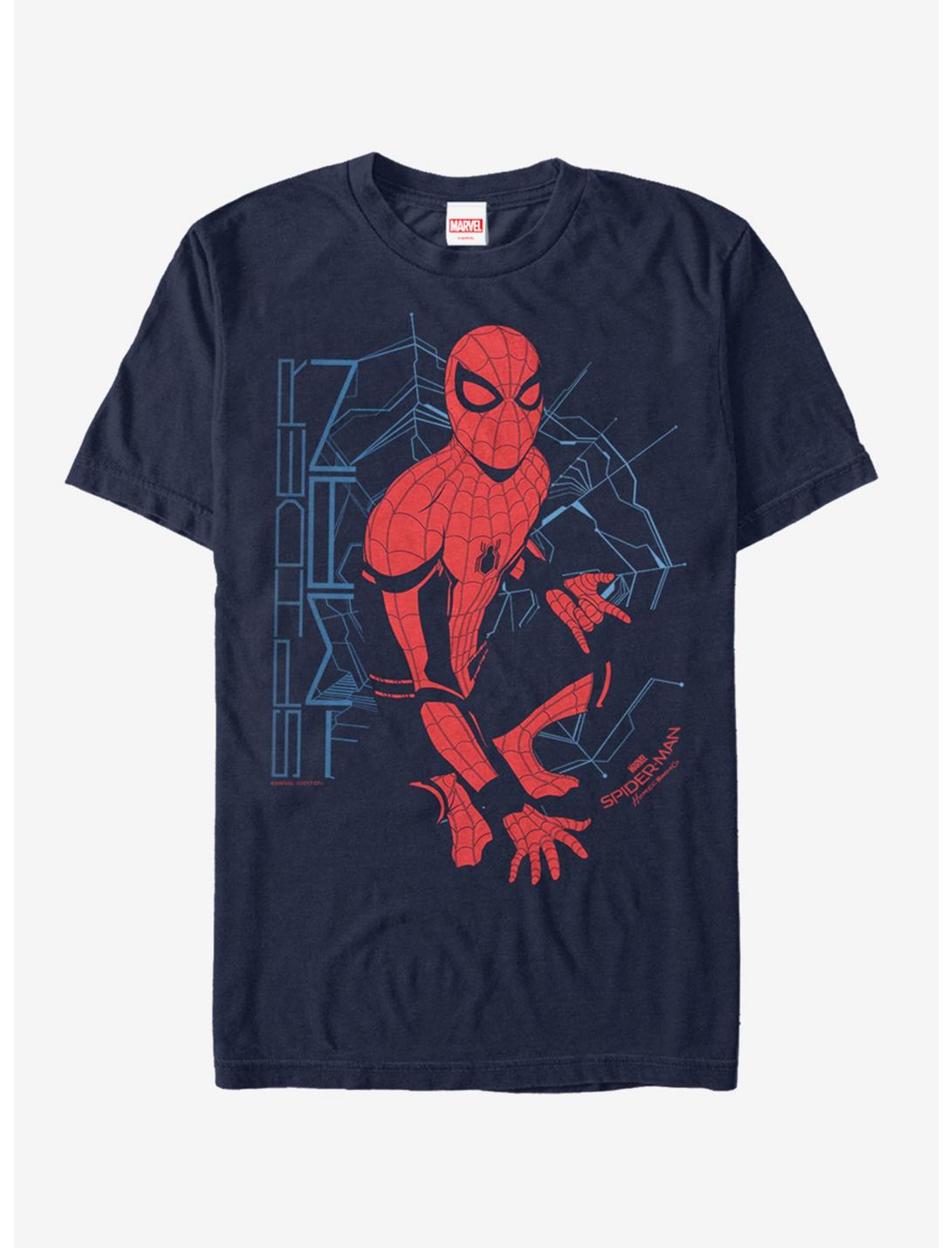 Marvel Spider-Man: Far From Home Seeing Red T-Shirt, NAVY, hi-res