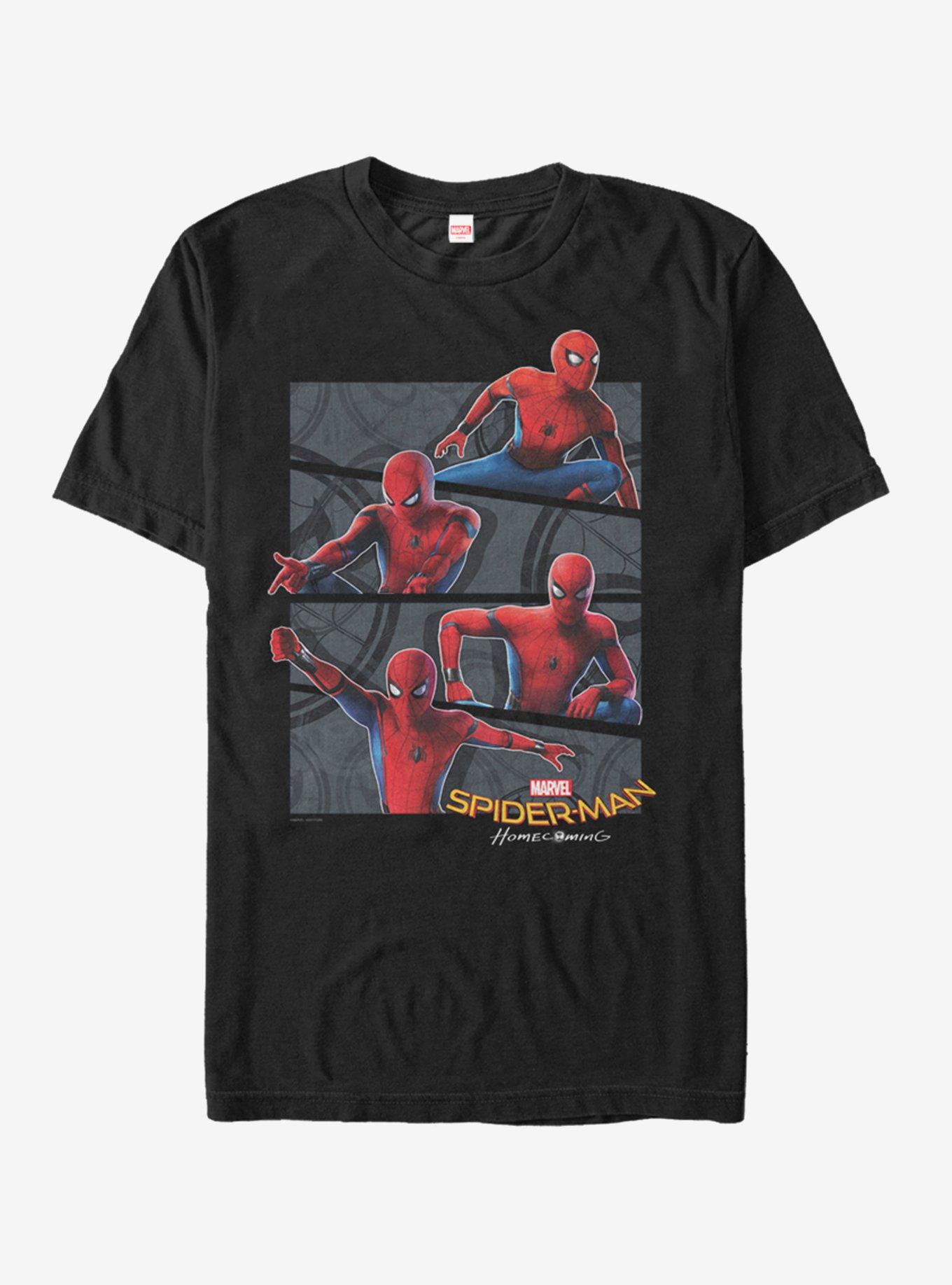 Marvel Spider-Man: Far From Home Spidey Times Four T-Shirt