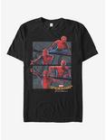 Marvel Spider-Man: Far From Home Spidey Times Four T-Shirt, BLACK, hi-res