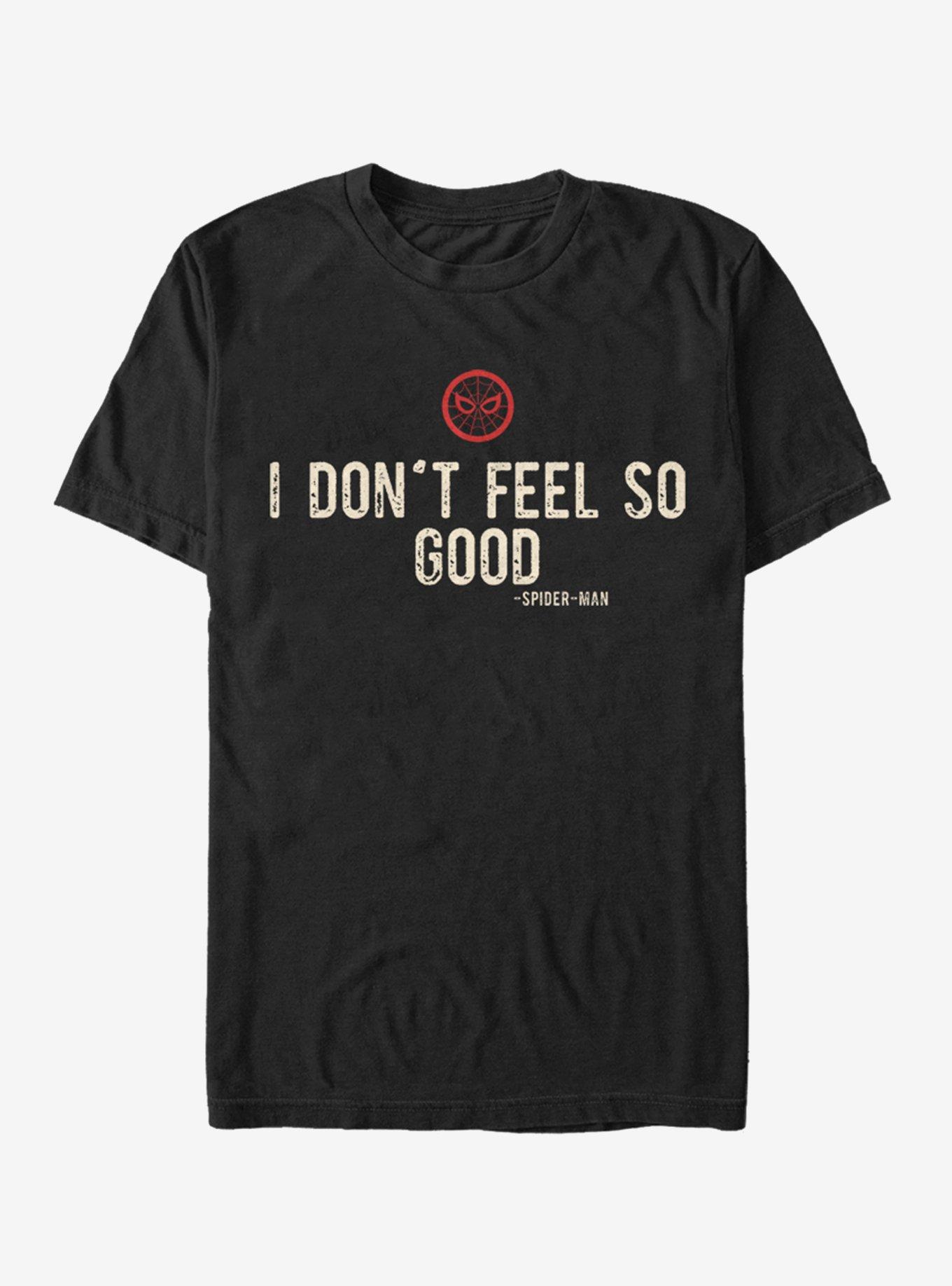 Marvel Spider-Man Red Logo T-Shirt, BLACK, hi-res