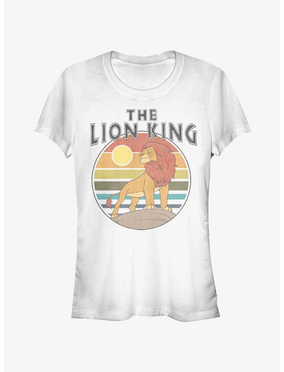 Disney The Lion King Retro King Girls T-Shirt, WHITE, hi-res