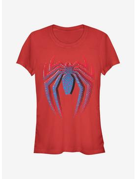 Marvel Spider-Man Layered Spider-Man Logo Girls T-Shirt, , hi-res