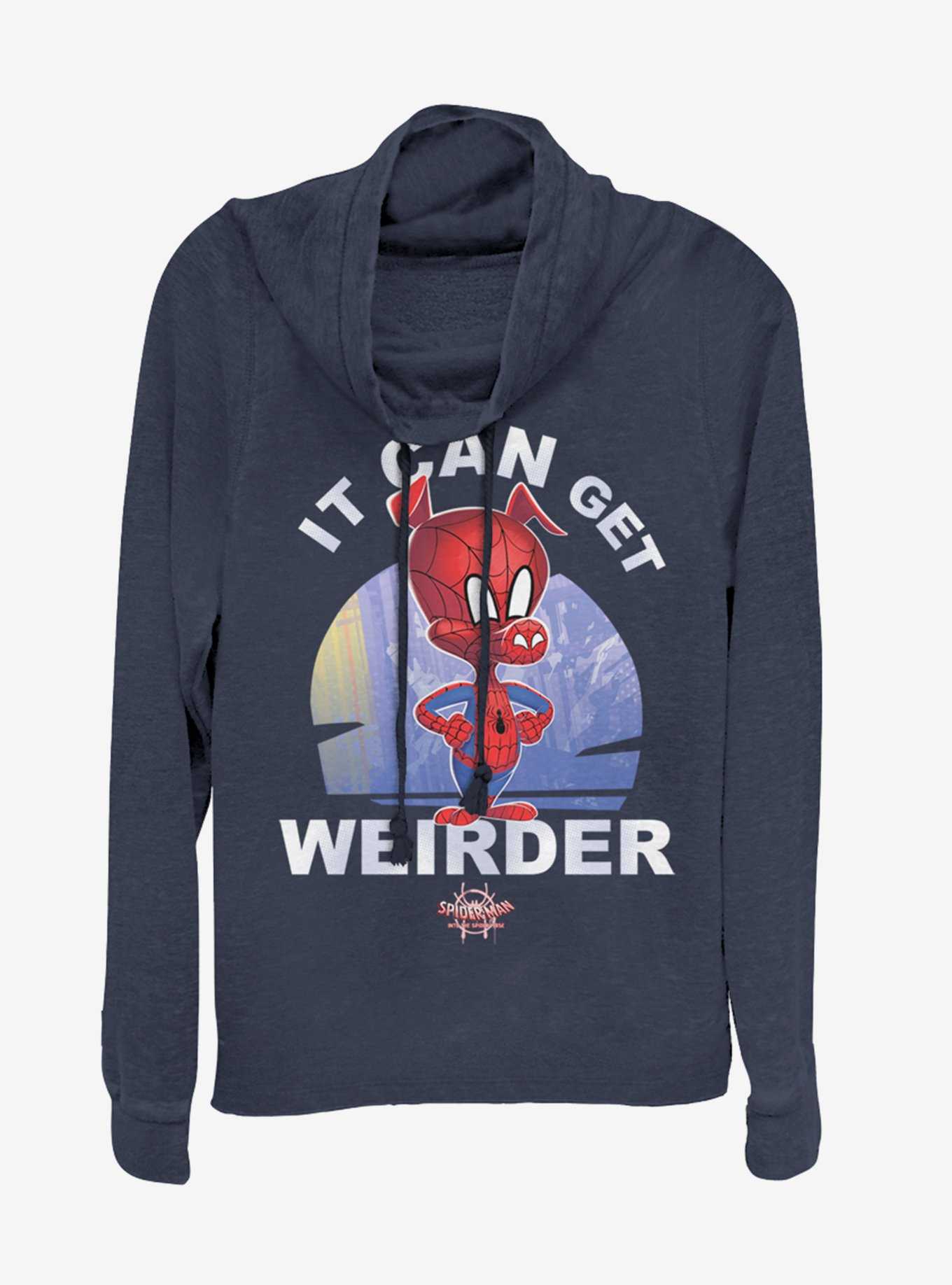 Marvel Spider-Man It Can Get Weirder Spider-Ham Cowl Neck Long-Sleeve Girls Top, , hi-res