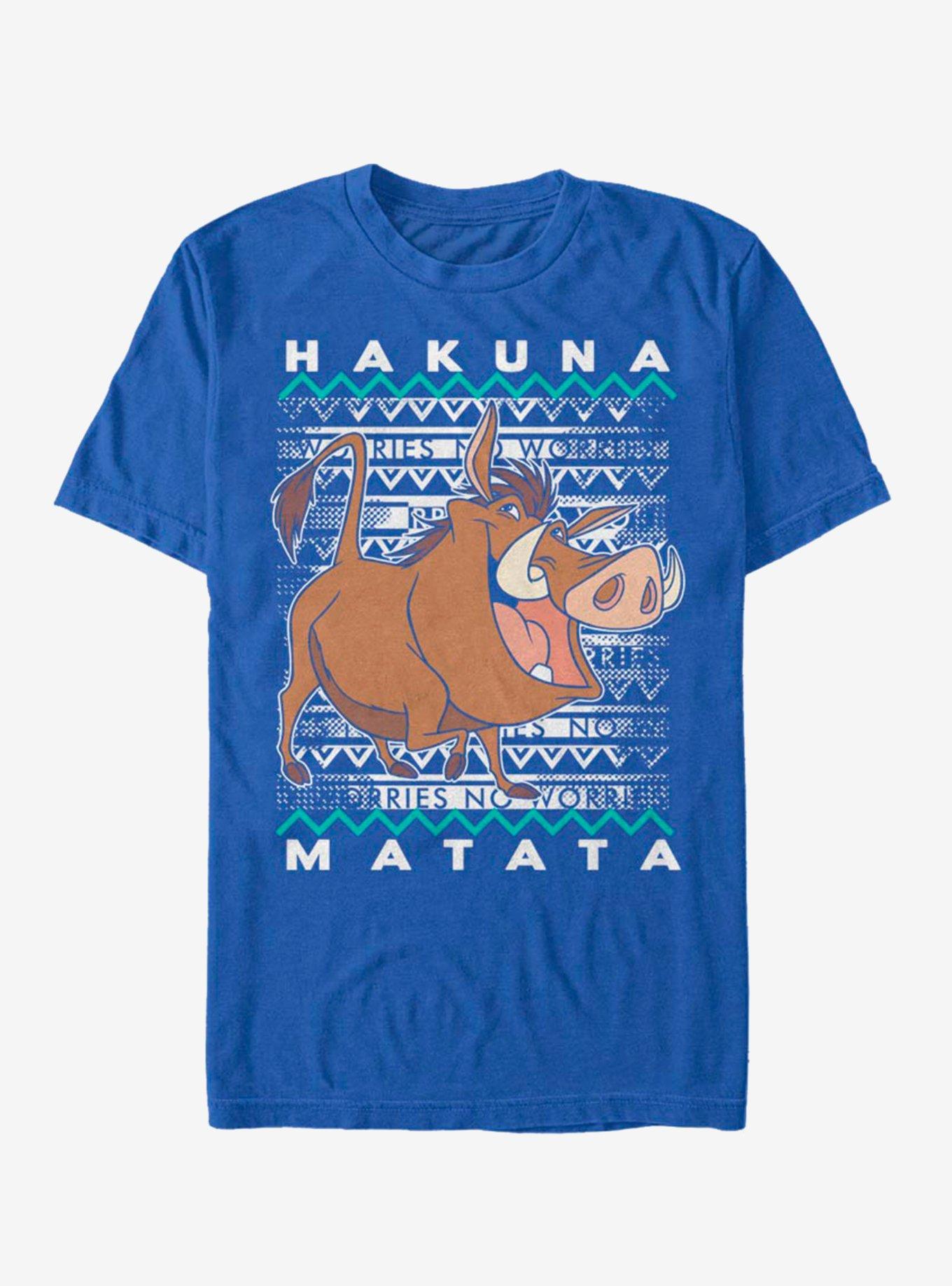 Disney The Lion King Hakuna Pumba T-Shirt, ROYAL, hi-res