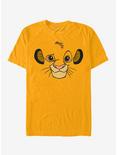 Disney The Lion King Simba Big Face T-Shirt, GOLD, hi-res