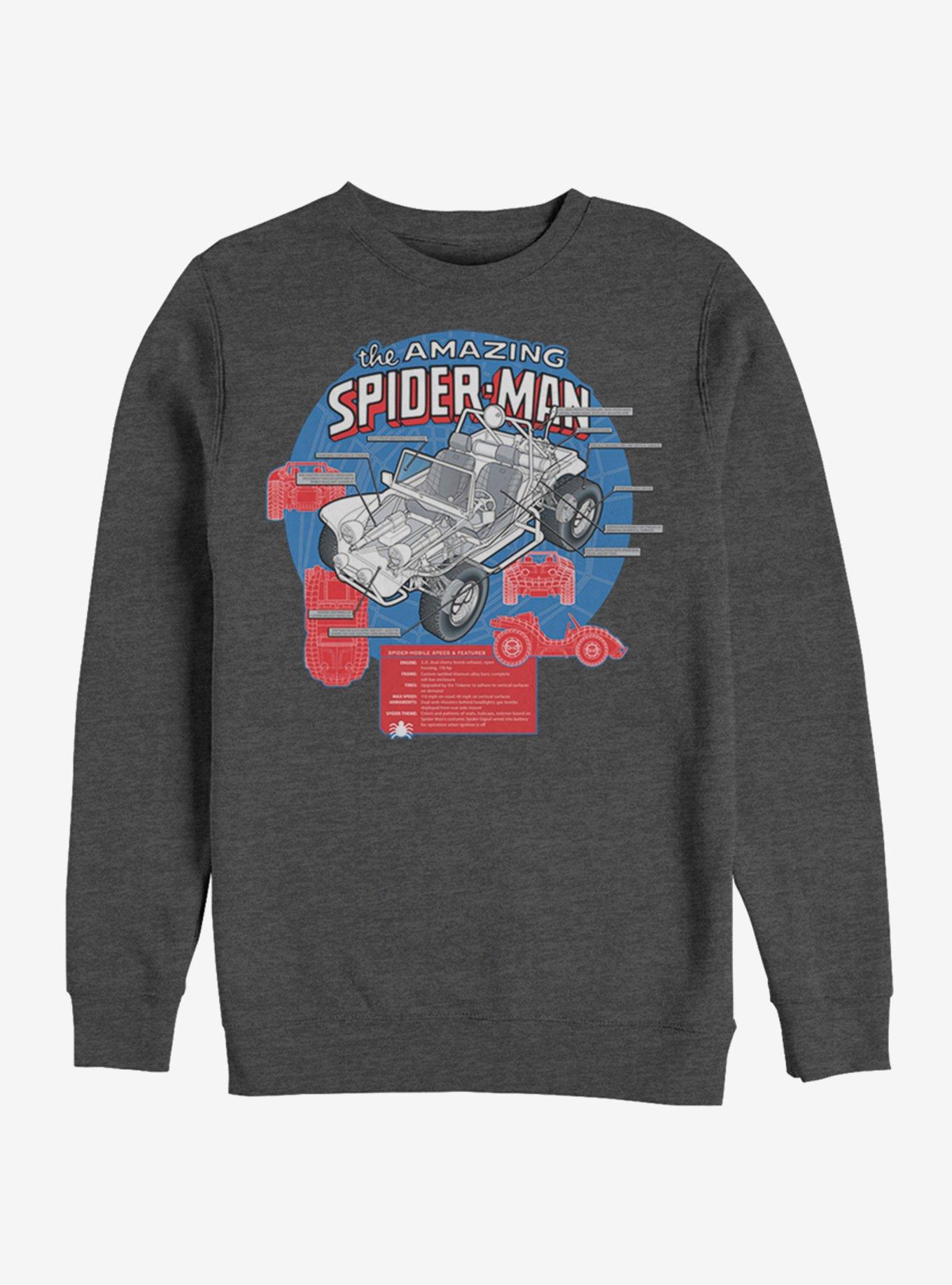 Marvel Spider-Man Amazing Spider-Mobile Sweatshirt
