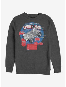 Marvel Spider-Man Amazing Spider-Mobile Sweatshirt, , hi-res