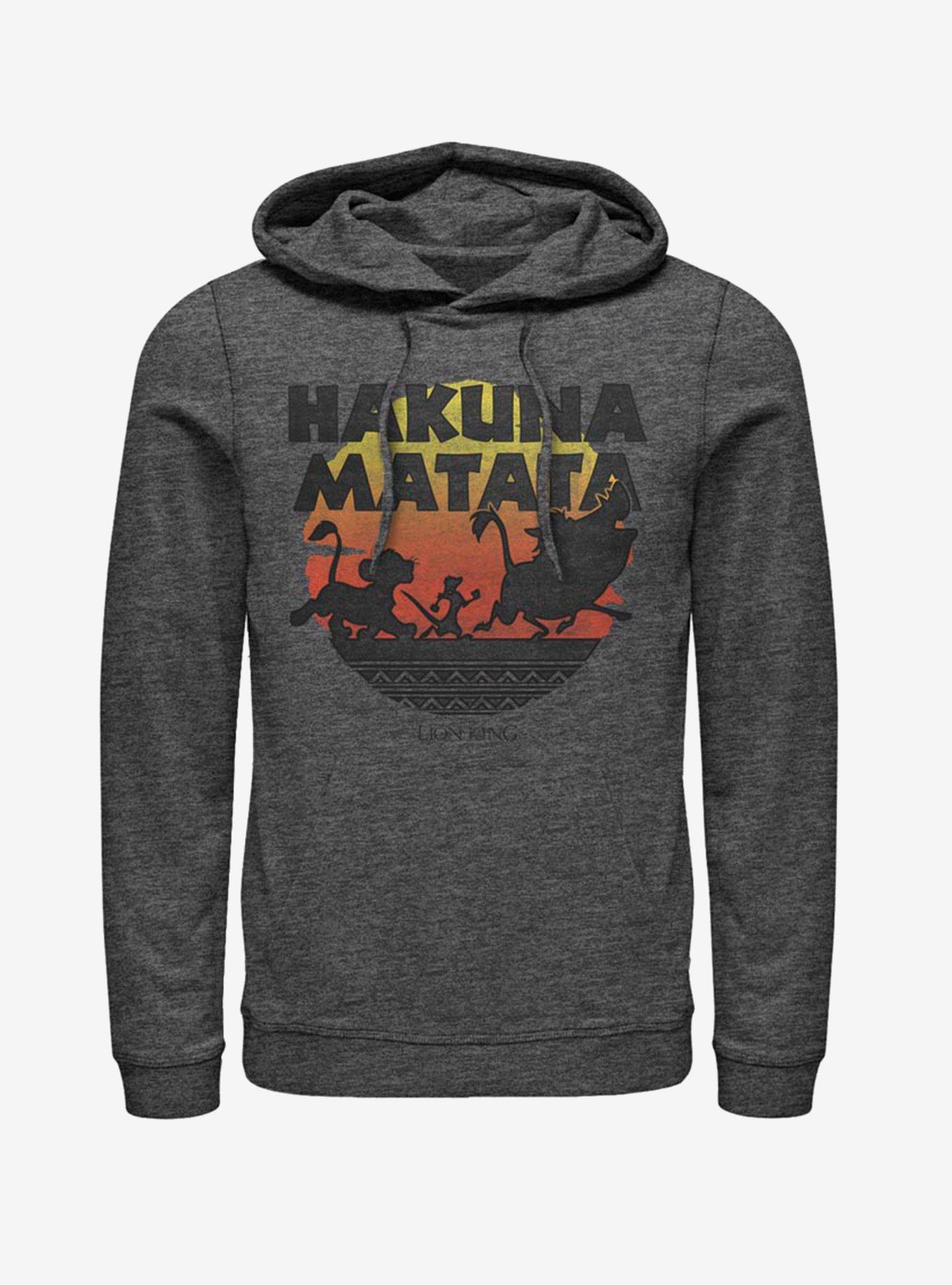 Disney The Lion King Hakuna Silos Hoodie, CHAR HTR, hi-res