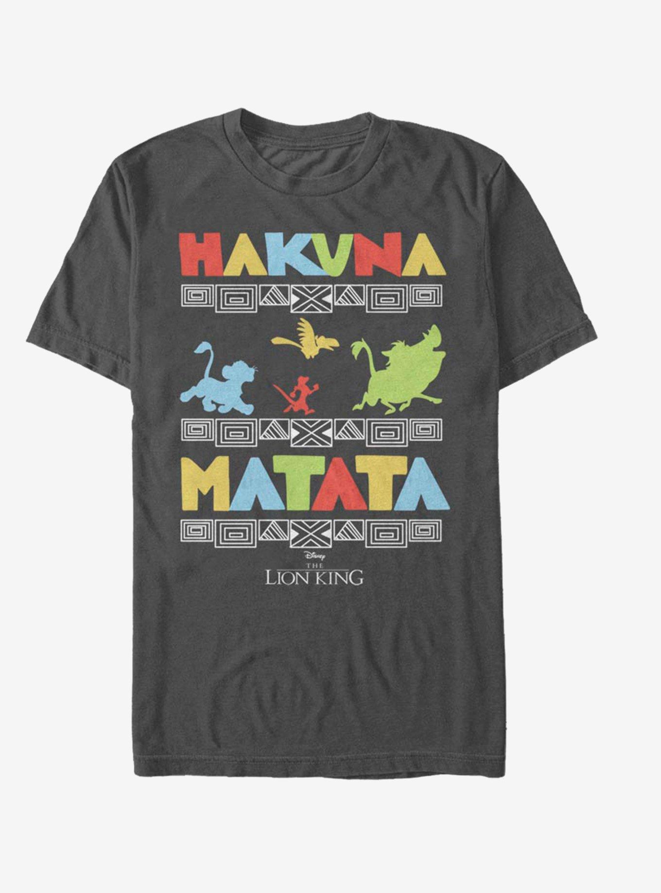 Disney The Lion King Hakuna T-Shirt, CHARCOAL, hi-res