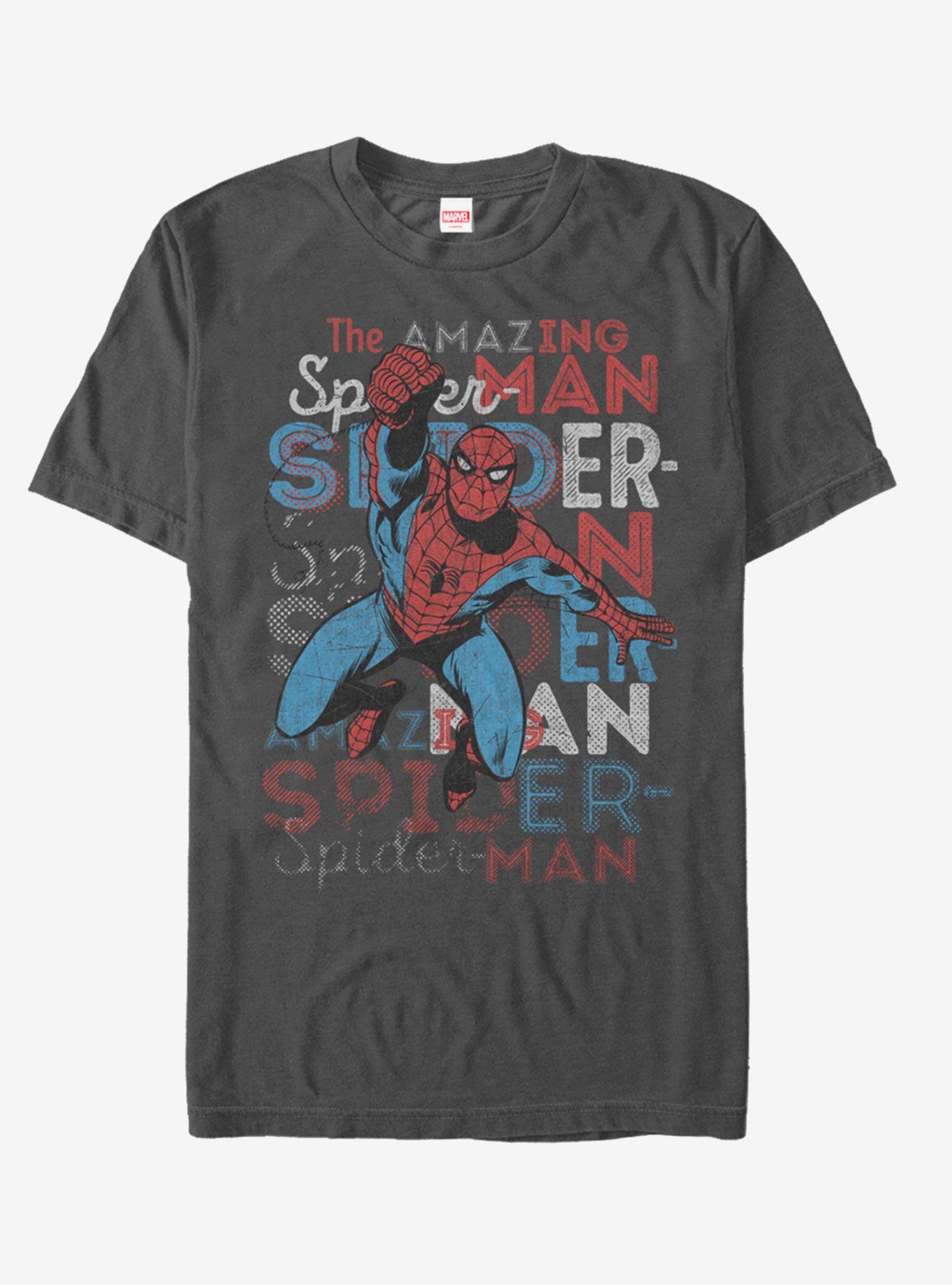 Marvel Spider-Man Dangerous Animal T-Shirt, CHARCOAL, hi-res
