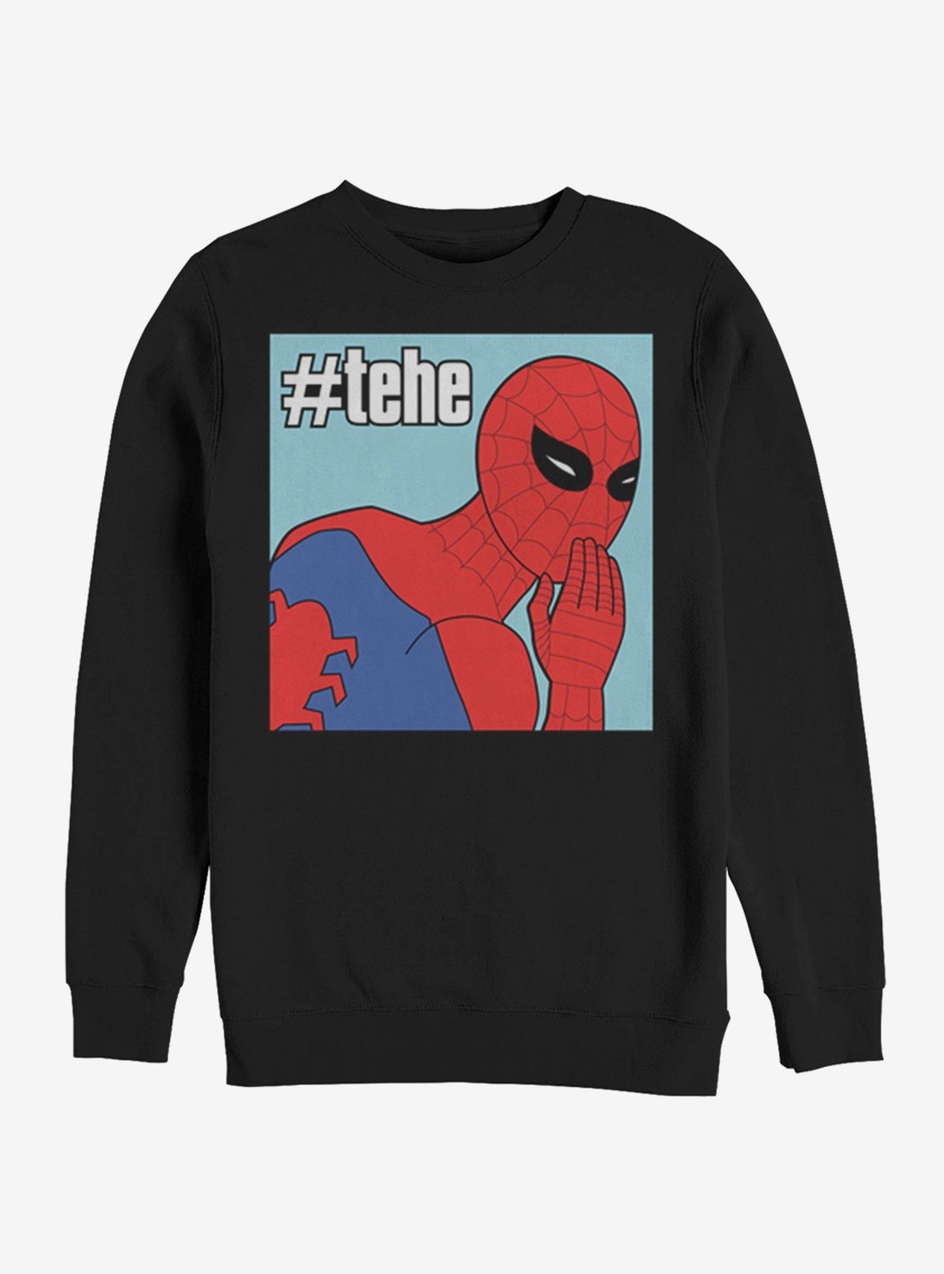 Marvel Spider-Man Tee Hee Sweatshirt, BLACK, hi-res