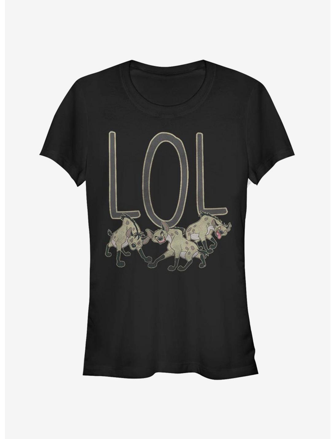 Disney The Lion King Hyenas LOL Girls T-Shirt, BLACK, hi-res