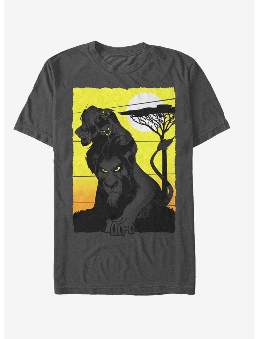 Disney The Lion King Scar Hunt T-Shirt, CHARCOAL, hi-res