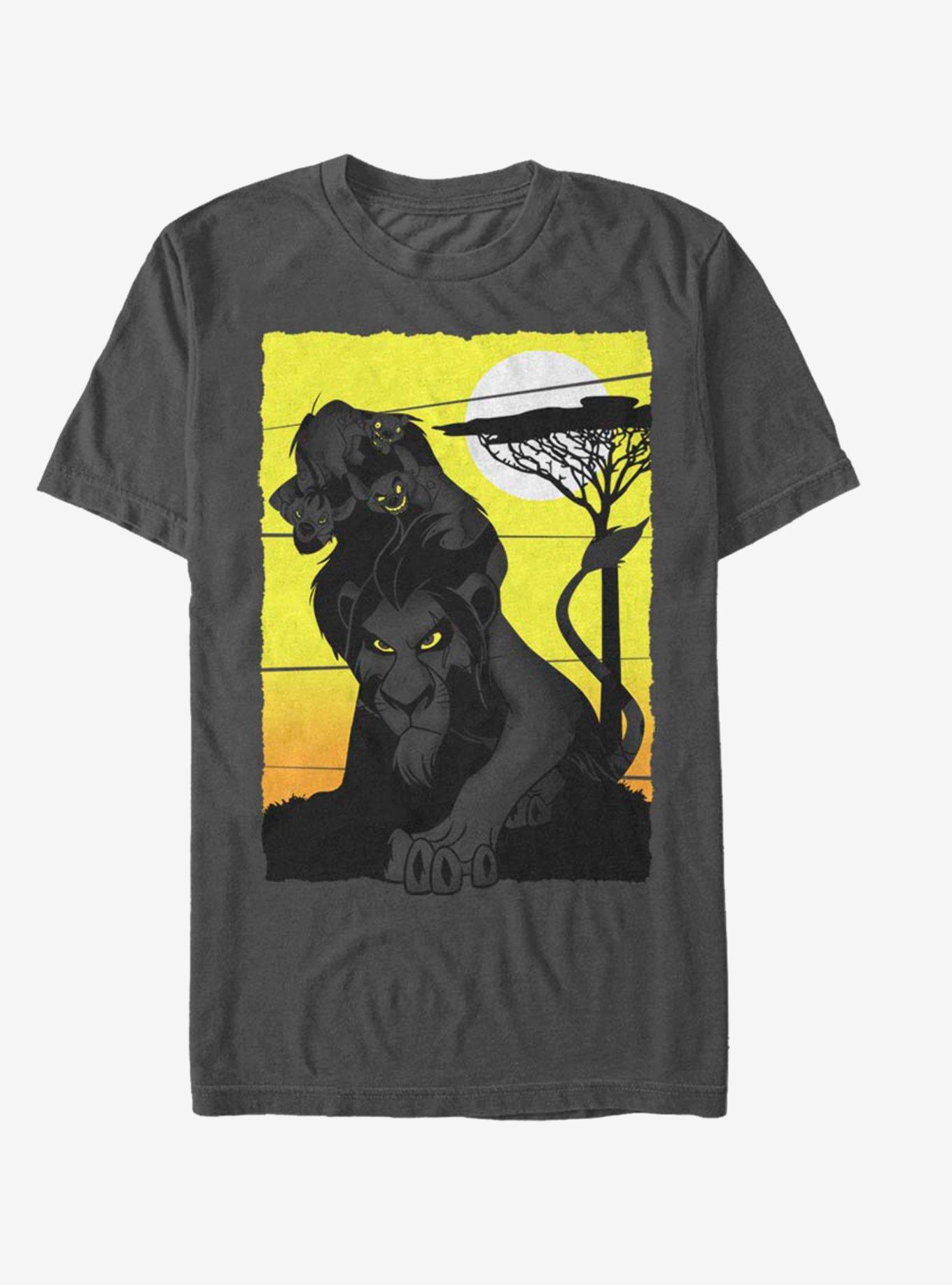 Disney The Lion King Scar Hunt T-Shirt, CHARCOAL, hi-res