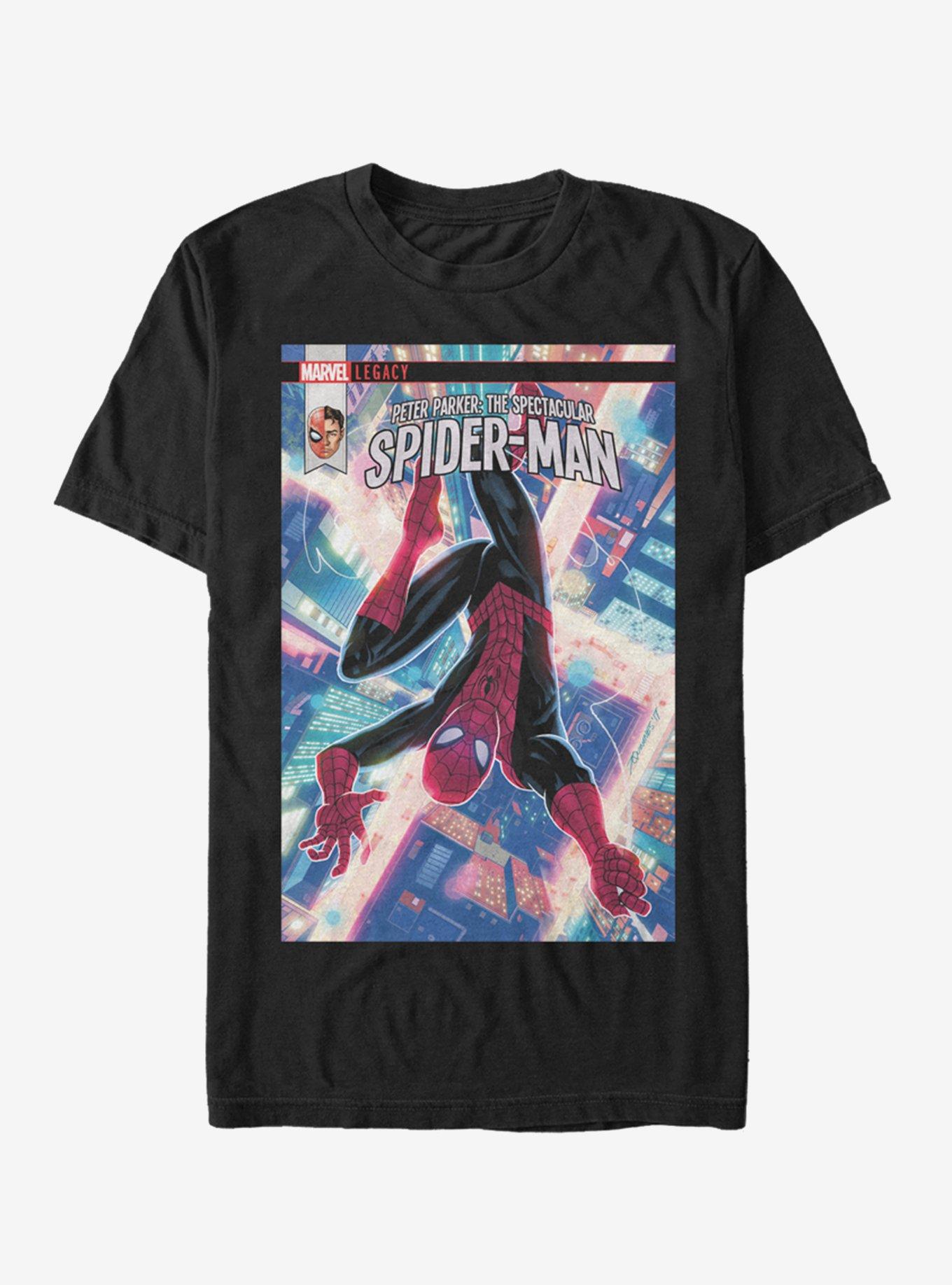 Marvel Spider-Man PeterParker March 18 T-Shirt, BLACK, hi-res