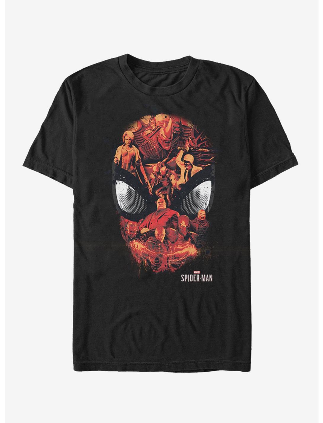 Marvel Spider-Man Spider Villains T-Shirt, BLACK, hi-res