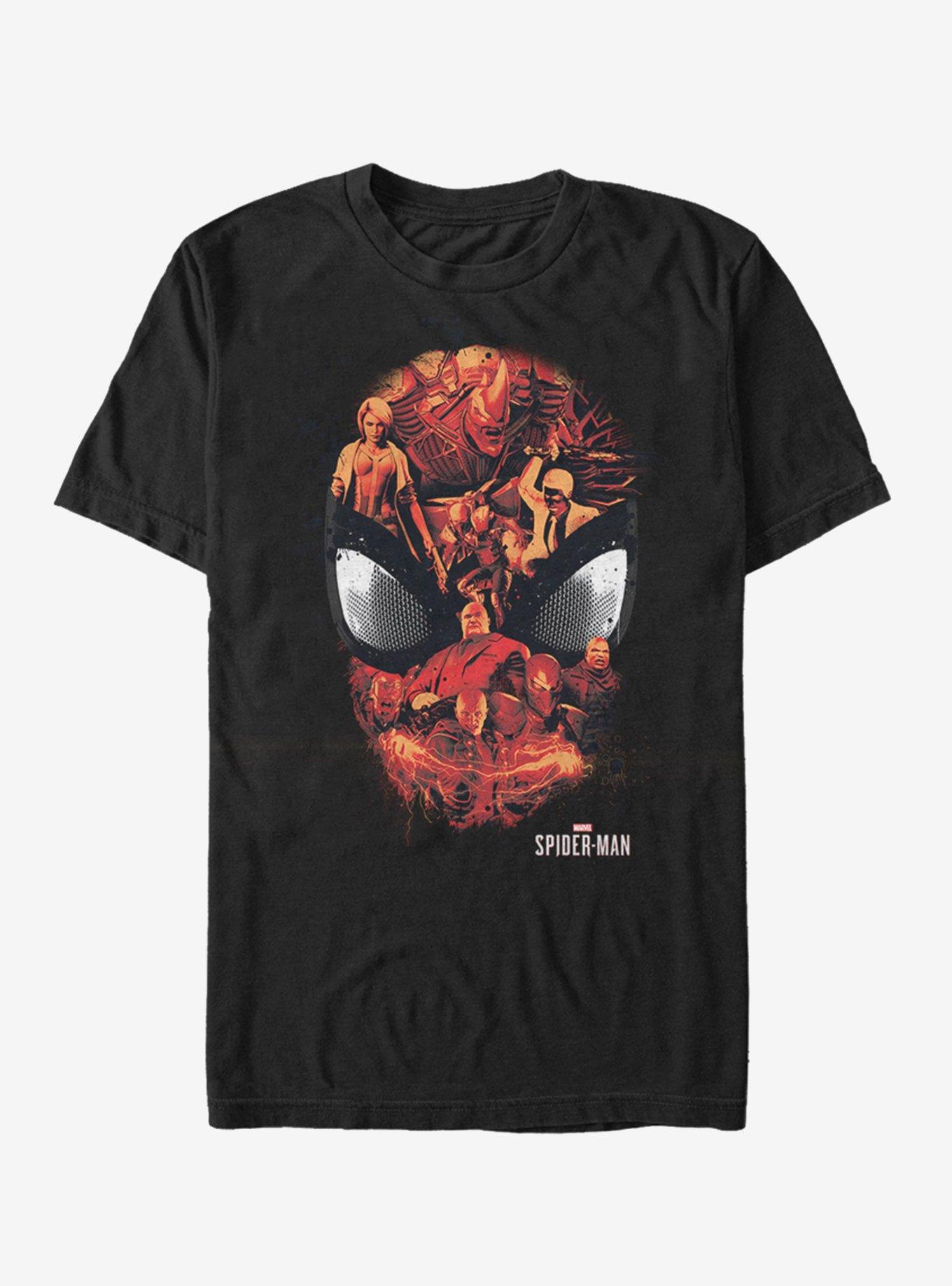 Marvel Spider-Man Spider Villains T-Shirt, BLACK, hi-res