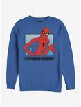 Marvel Spider-Man #yourewelcome Sweatshirt, ROYAL, hi-res