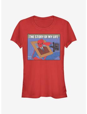 Marvel Spider-Man Life Story Girls T-Shirt, , hi-res