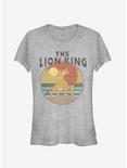 Disney The Lion King Retro Lion Girls T-Shirt, ATH HTR, hi-res