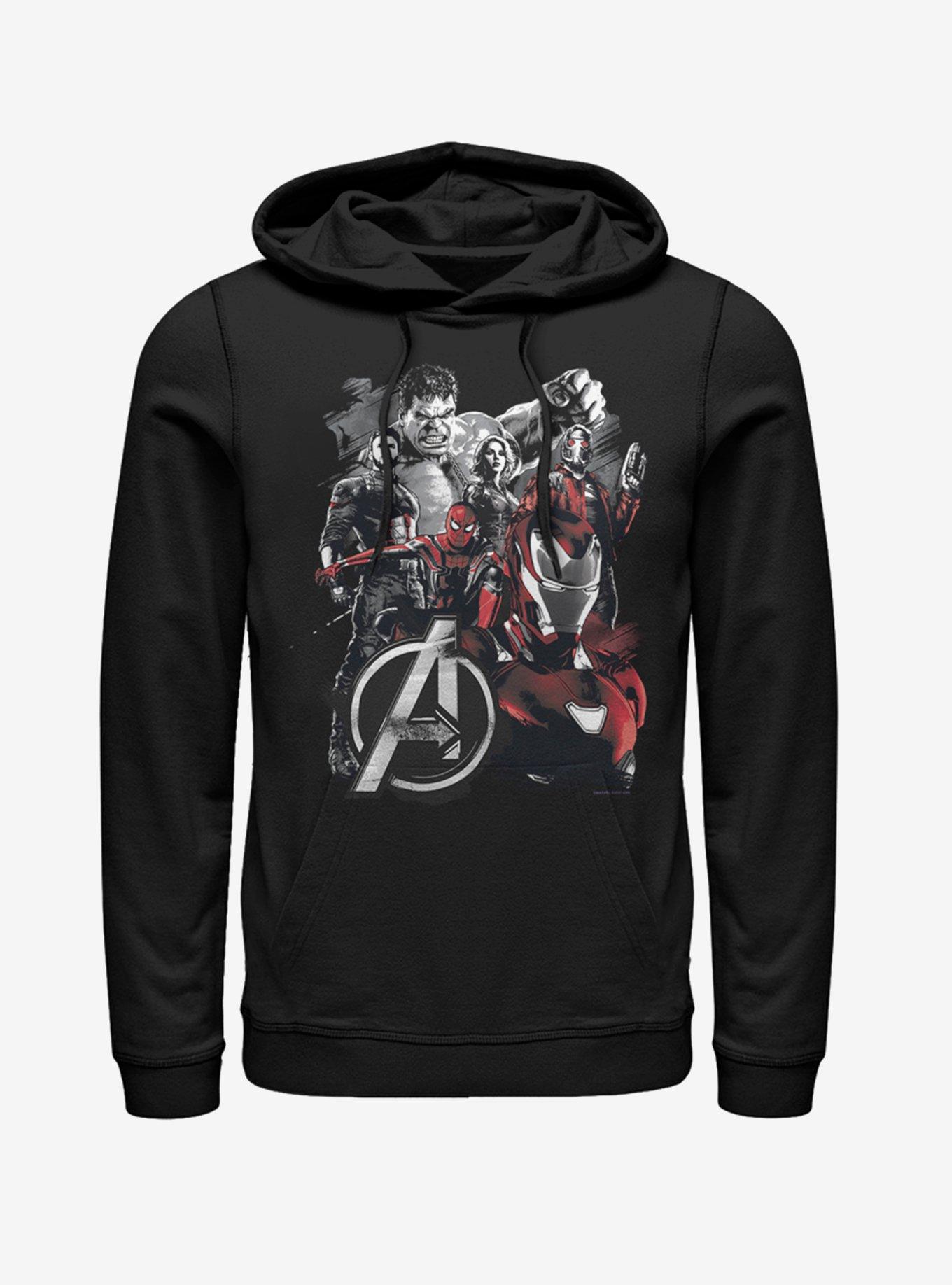 Marvel Avengers Classic Heroes Hoodie, BLACK, hi-res