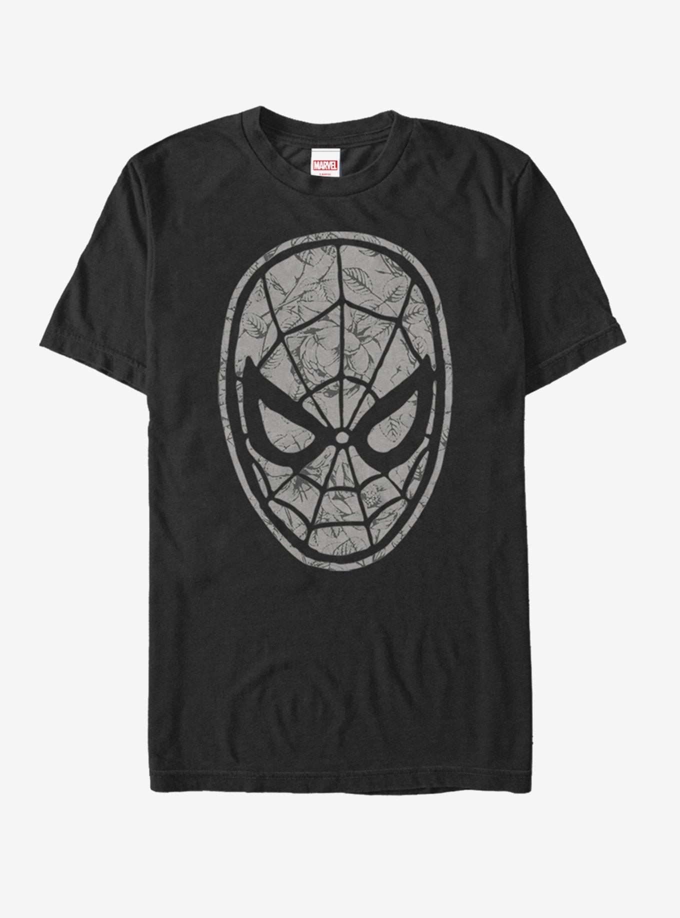 Marvel Spider-Man Dark Floral Spidey T-Shirt