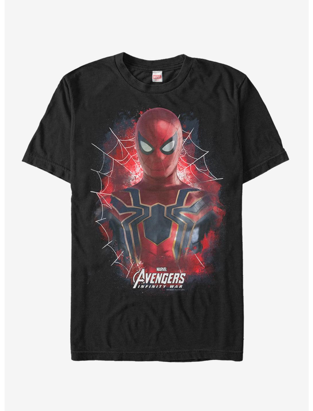 Marvel Spider-Man Painted Spider T-Shirt, BLACK, hi-res