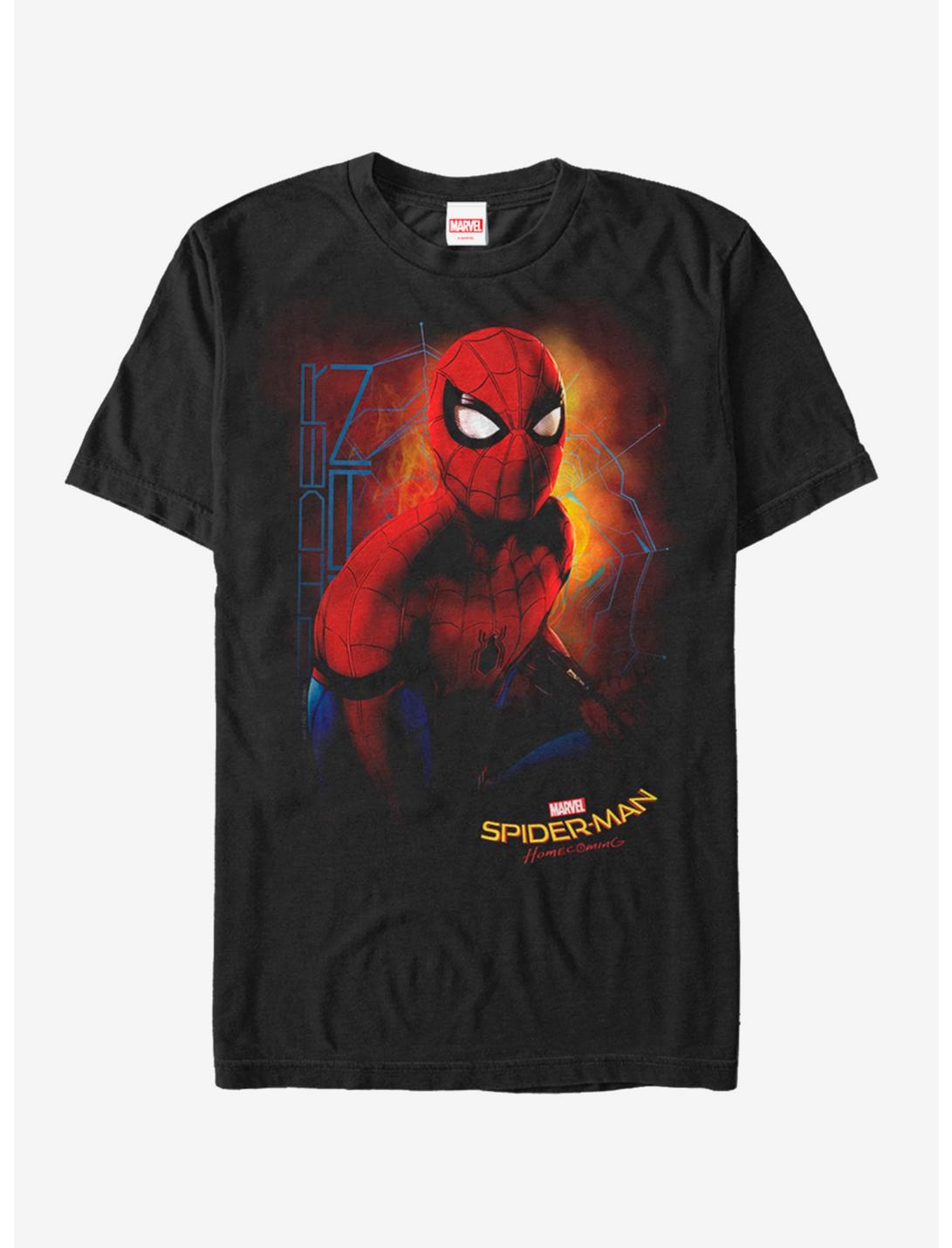 Marvel Spider-Man: Far From Home Spidey Smoke T-Shirt, BLACK, hi-res