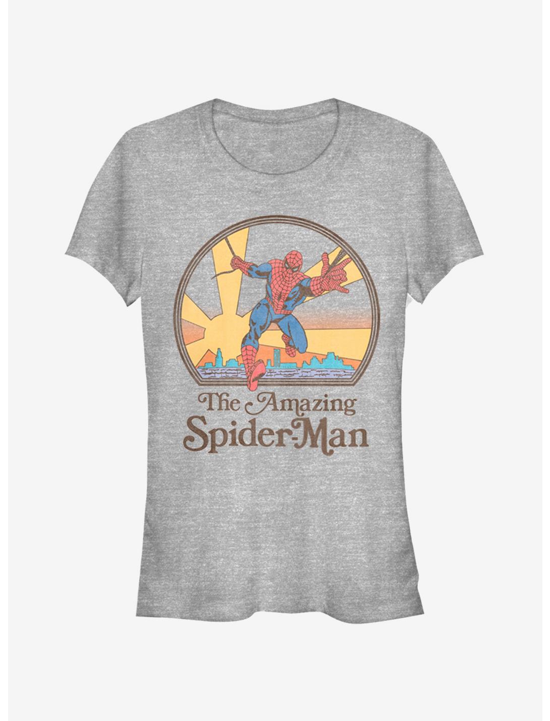 Marvel Spider-Man Amazing Spider-Man 70'S Girls T-Shirt, ATH HTR, hi-res