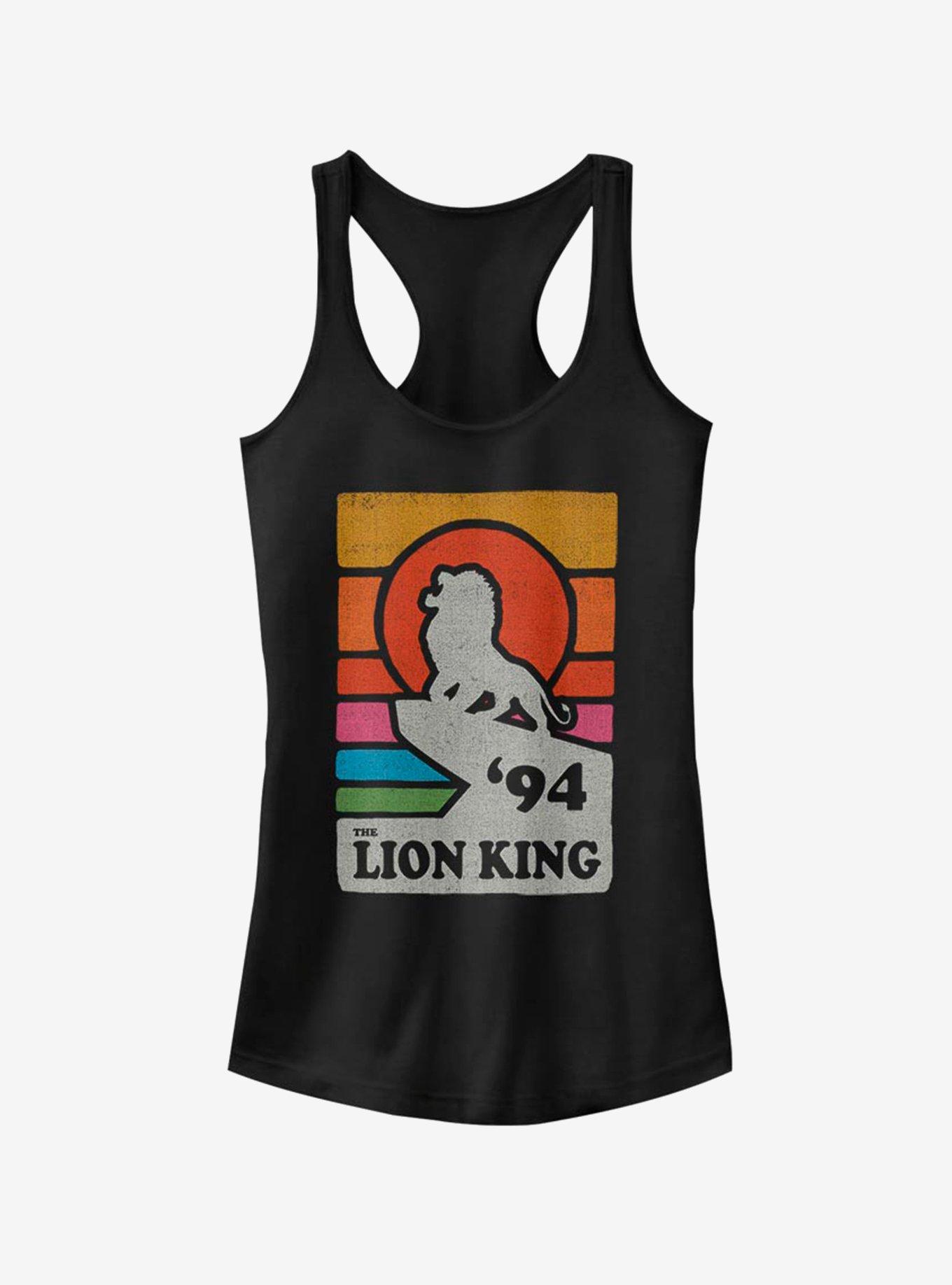 Disney The Lion King Vintage Rainbow Girls Tank, BLACK, hi-res