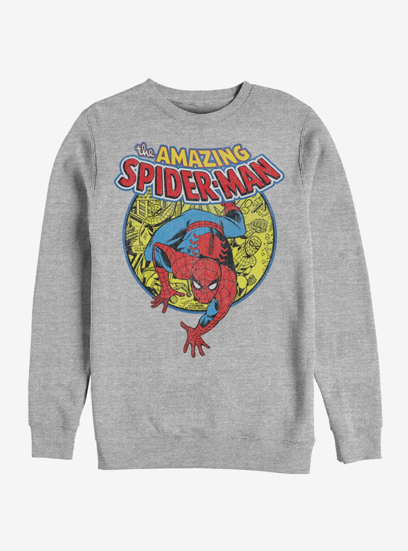 Marvel Spider-Man Urban Hero Sweatshirt, ATH HTR, hi-res