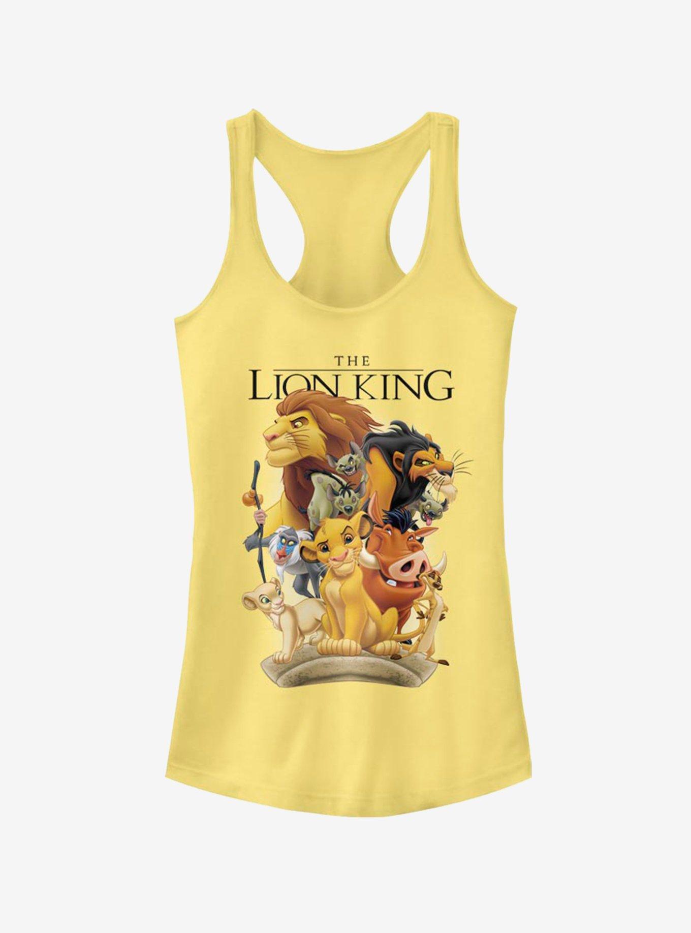 Disney The Lion King Tall Cast Girls Tank, BANANA, hi-res