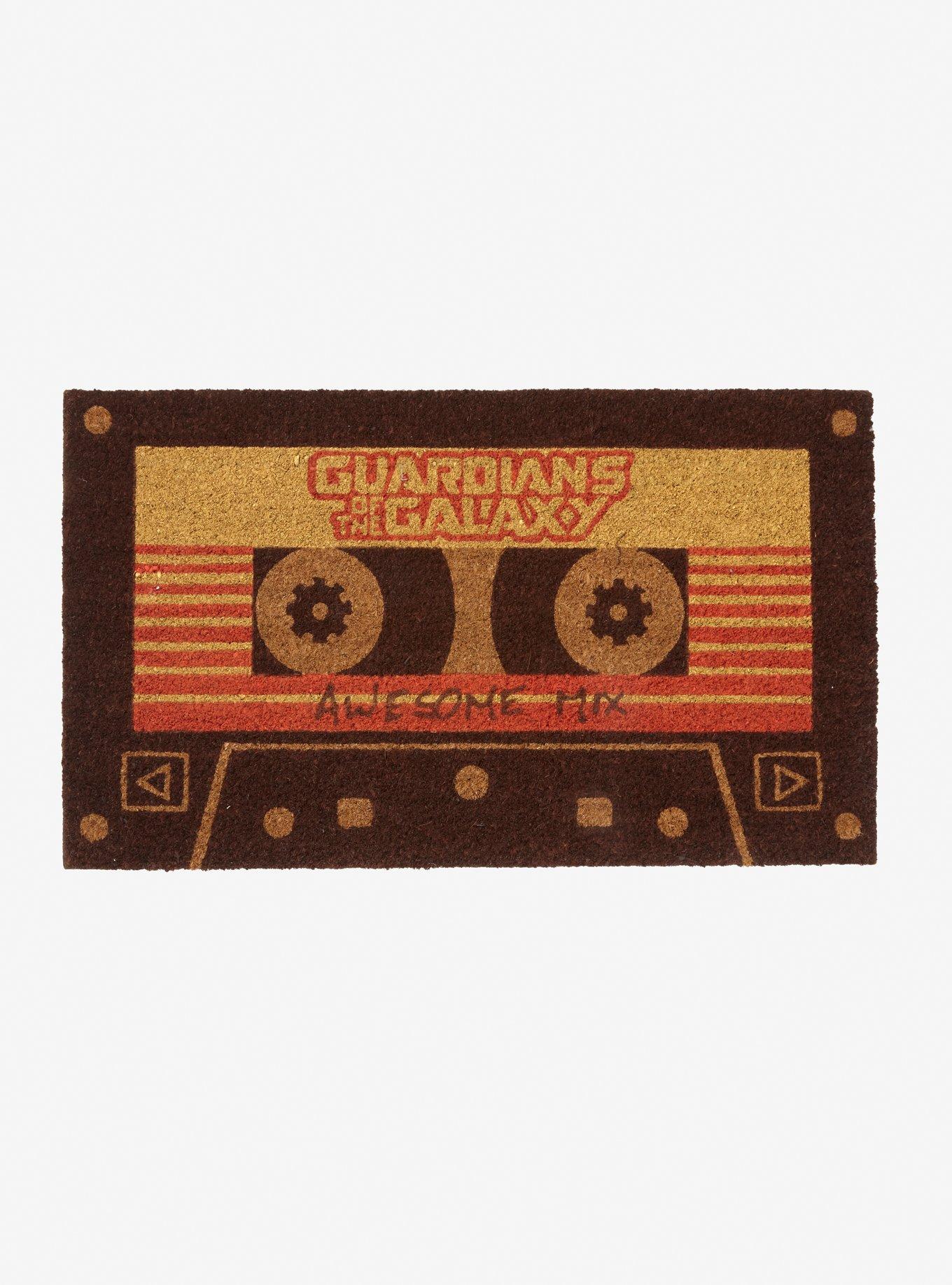 Marvel Guardians Of The Galaxy Awesome Mix Cassette Doormat, , hi-res