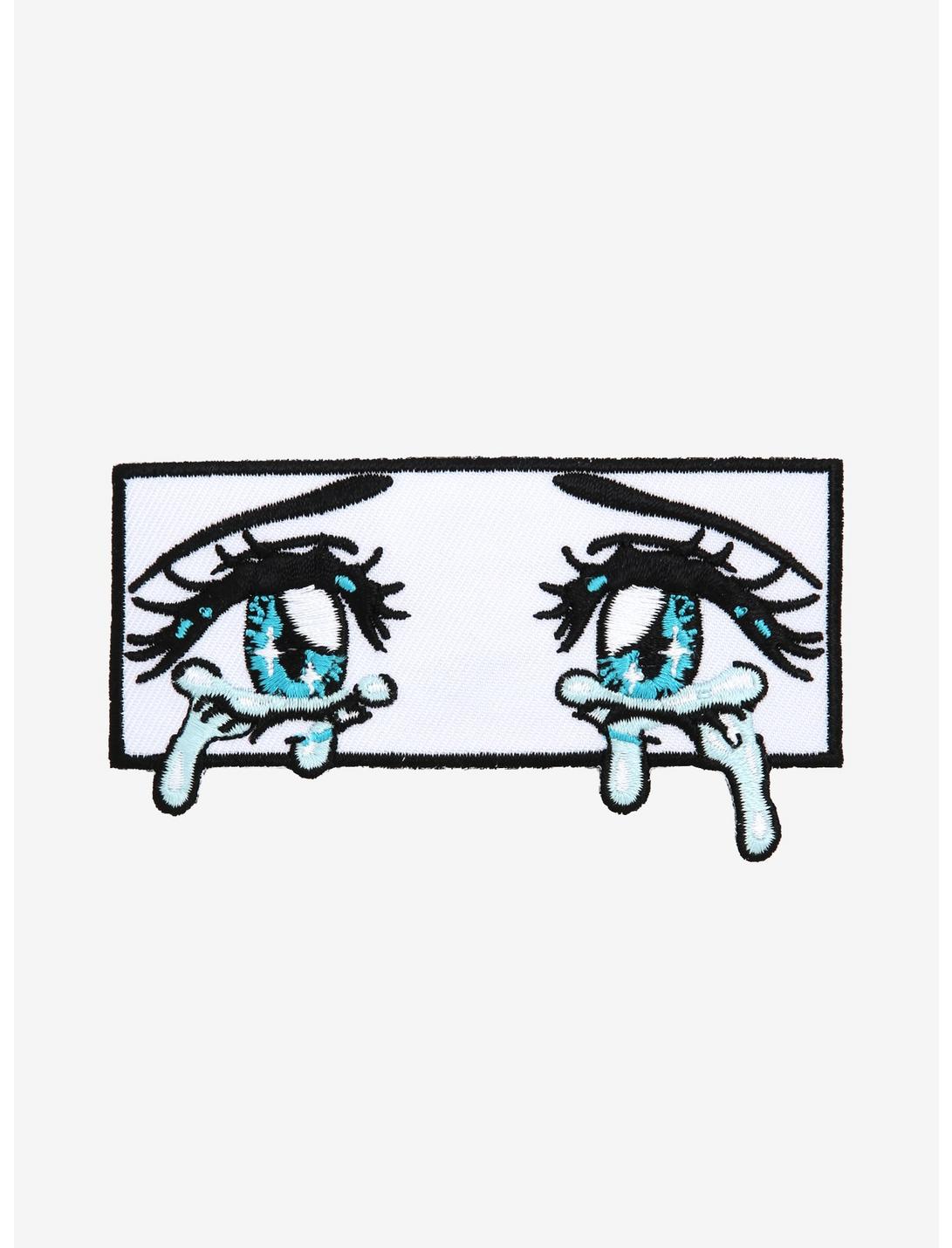Crying Anime Eyes Patch, , hi-res