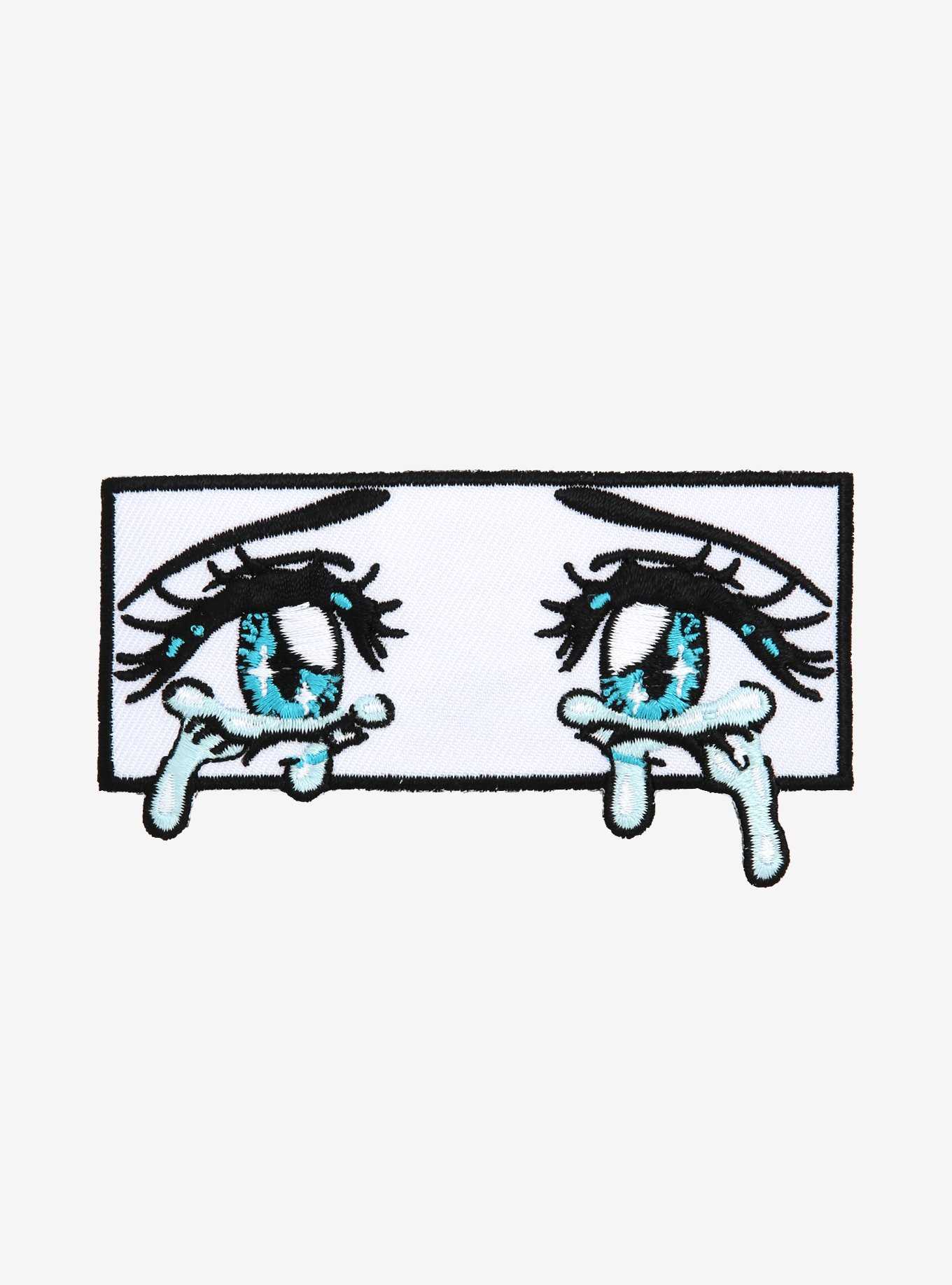 Crying Anime Eyes Patch, , hi-res