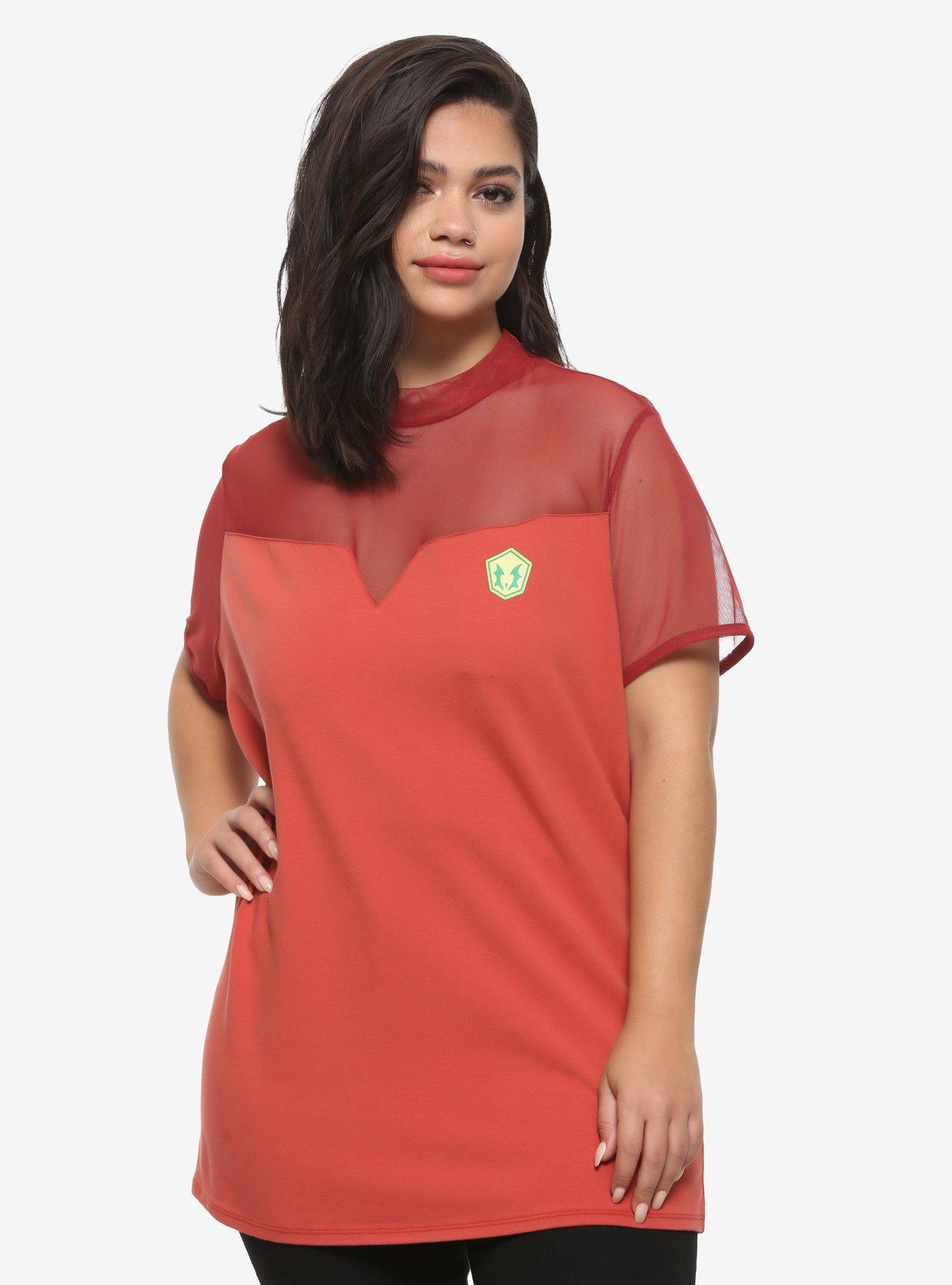 Her Universe She-Ra And The Princesses Of Power Catra Girls Cosplay T-Shirt Plus Size, MULTI, hi-res