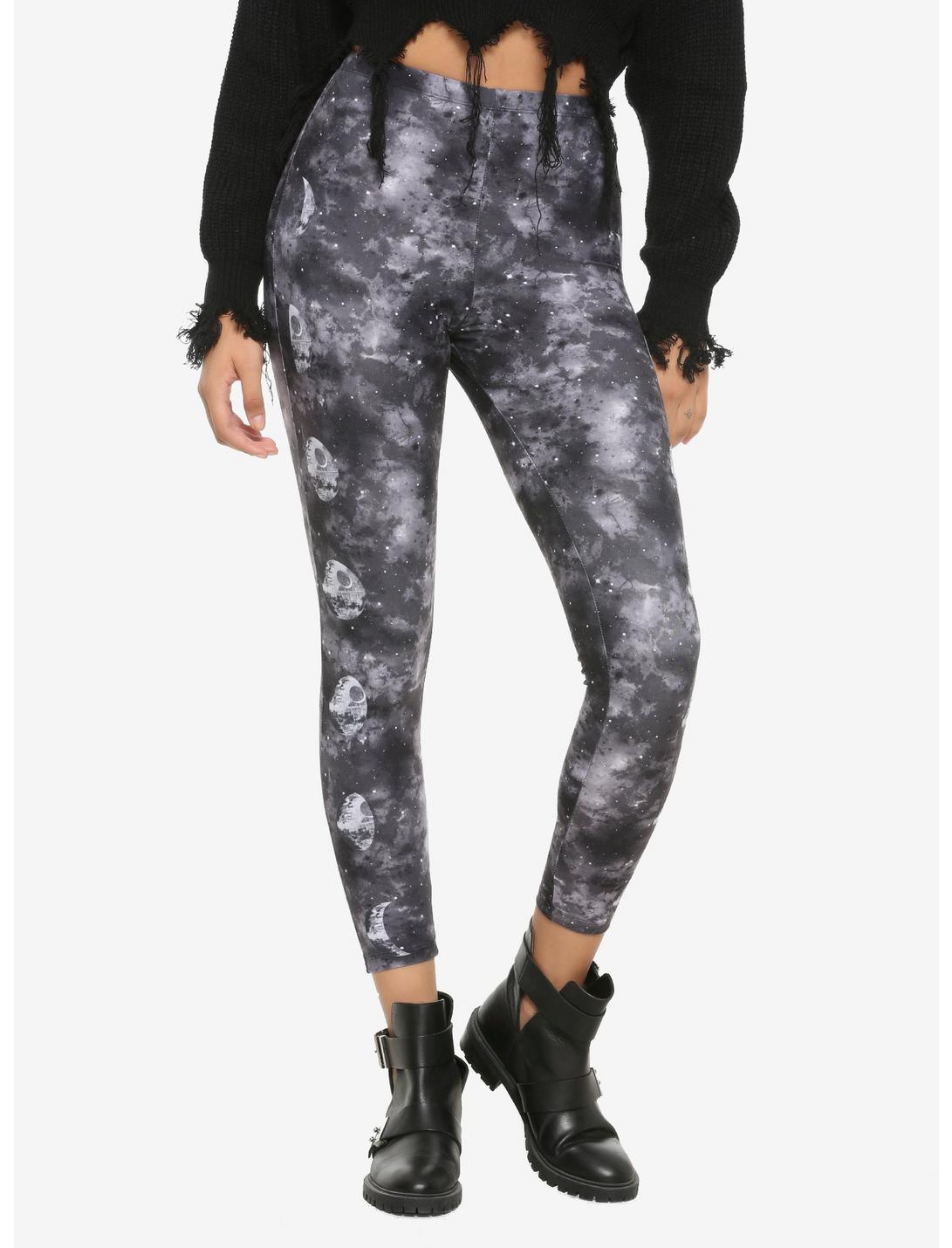 Her Universe Star Wars: The Rise Of Skywalker Death Star Moon Phases Leggings, MULTI, hi-res
