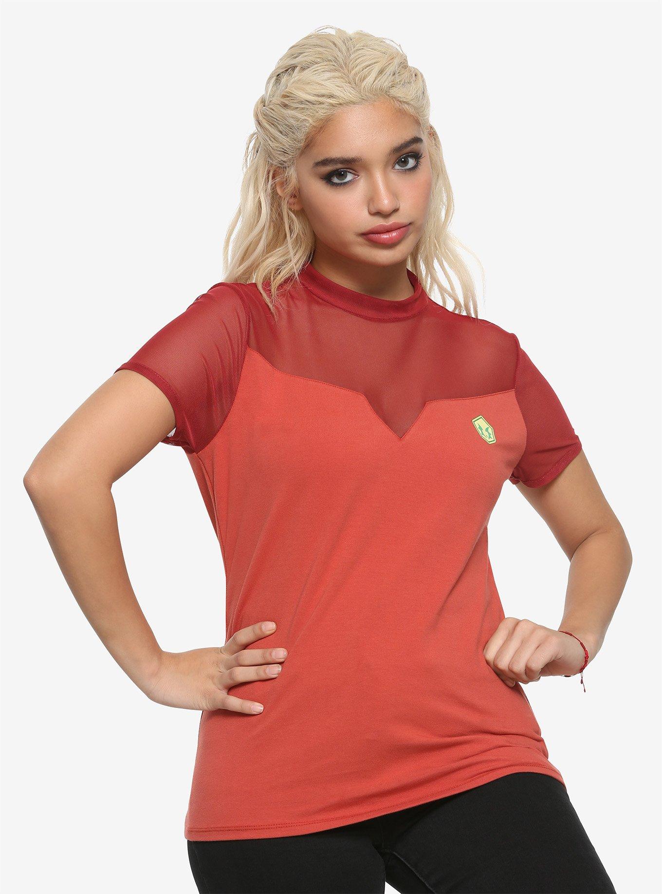 Her Universe She-Ra And The Princesses Of Power Catra Girls Cosplay T-Shirt, GOLD, hi-res