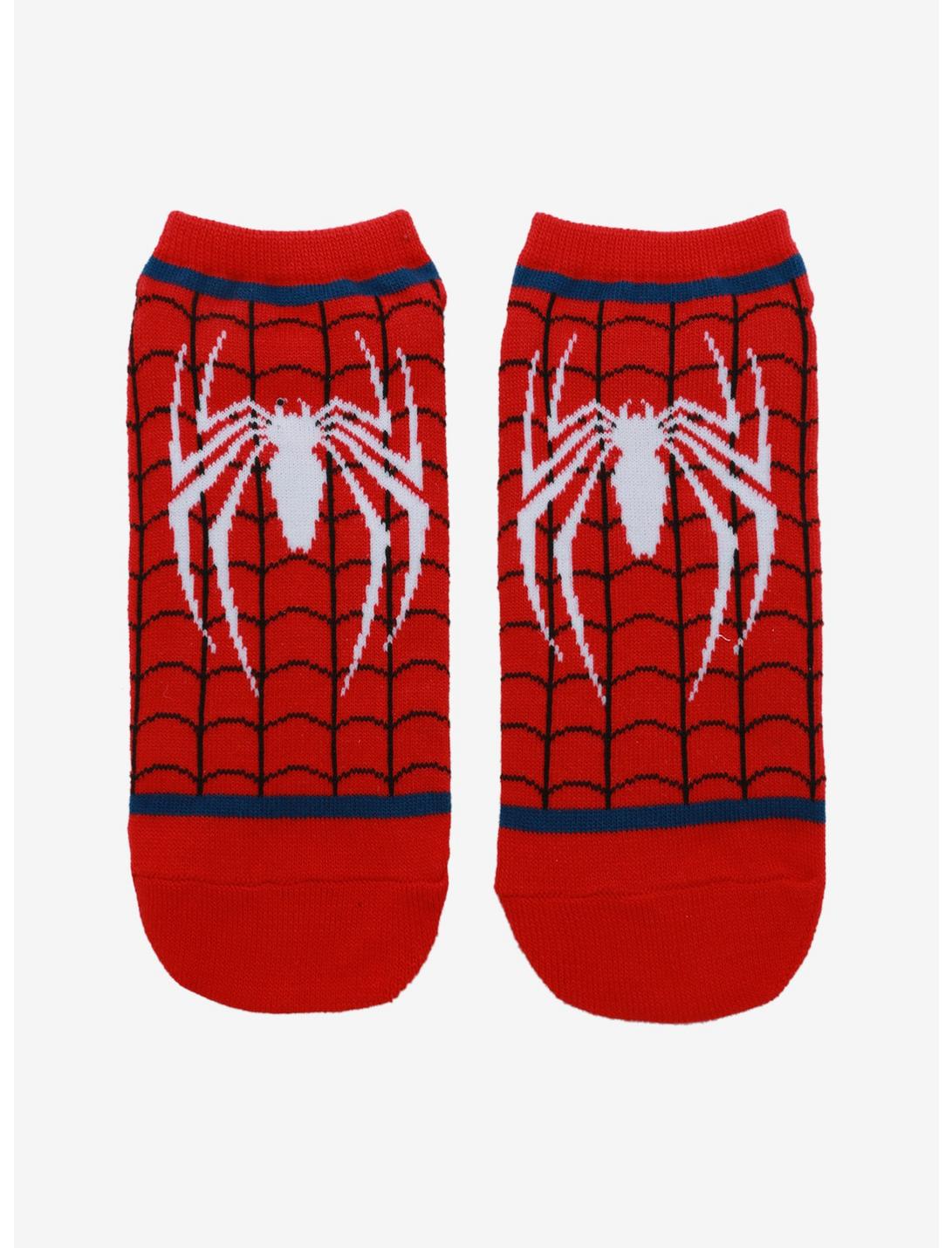 Marvel Spider-Man Logo No-Show Socks, , hi-res