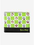 Rick And Morty Checkered Bi-Fold Wallet, , hi-res