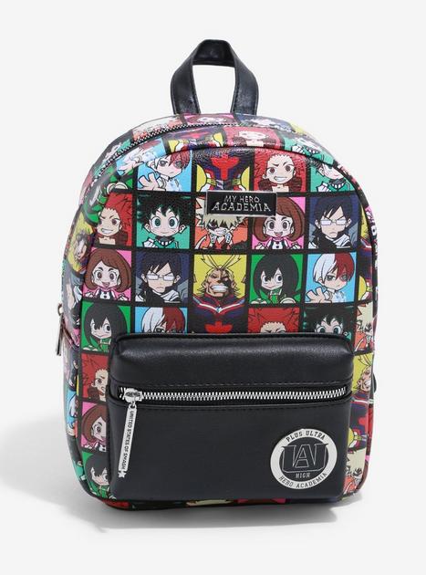 Hot Topic, Bags, Hot Topic Jujutsu Kaisen Colorful Anime Grid Mini  Backpack Purse