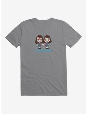 The Shining Bloody Twins T-Shirt, STORM GREY, hi-res