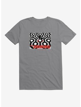 The Shining Grayscale Rug Pattern T-Shirt, STORM GREY, hi-res